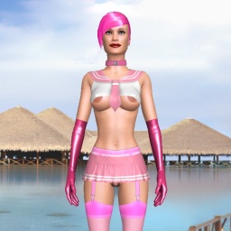 Latexamber in 3D adult & Virtual Sex adventures