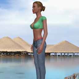 3Dsex game playing AChat community member bisexual nymphomaniac girl Karch21, 