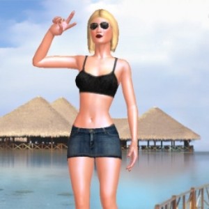 Virtual Sex user Xania in 3Dsex World of AChat