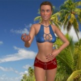 3Dsex game playing AChat community member bisexual sensual girl Saandra, Forever, szeretlek vikus