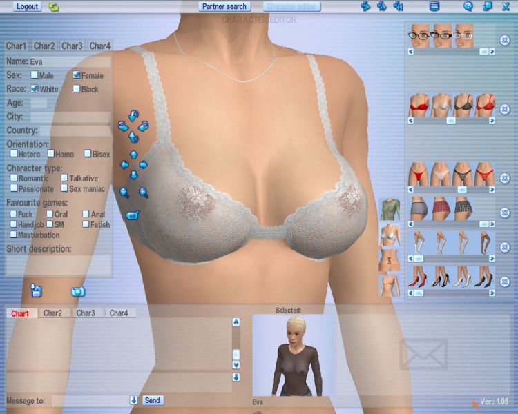 Screenshot 12 of 3d Erotic Client for Online Sex Game play Software