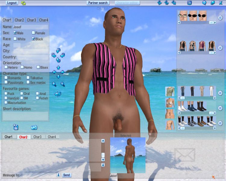 Screenshot 20 of 3d Erotic Client for Online Sex Game play Software