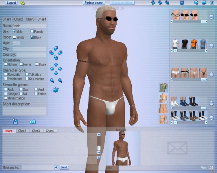 Screenshot 37 of 3d Erotic Client for Online Sex Game play Software