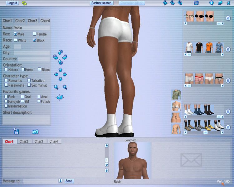 Screenshot 41 of 3d Erotic Client for Online Sex Game play Software