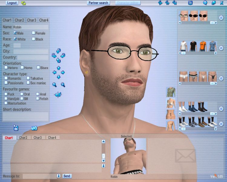 Screenshot 48 of 3d Erotic Client for Online Sex Game play Software