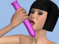  licking dildo mmmm delicious pussy taste, 3Dsex action via adult game AChat