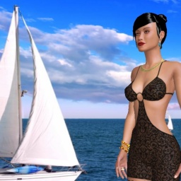 hot homosexual sexy girl Sandra87, Germany,  enjoys online 3Dsex