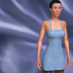 Online sex games player Zaret in 3D Sex World