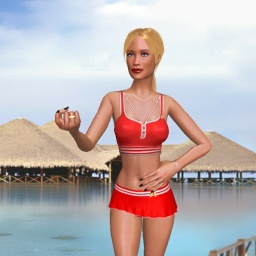 Free virtual sex games fan Taviasa in AChat 3D Adult World