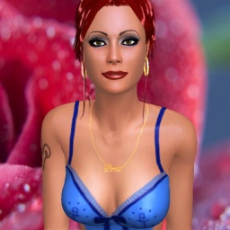 Online sex games player Rozenka in 3D Sex World