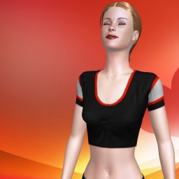 Free virtual sex games fan Caydett in AChat 3D Adult World