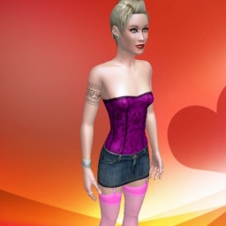 connect and play virtual 3D sex with bisexual pervert girl AnniBiMaus, bi girly aus deutschland, frauen, shemales, paare (3er)