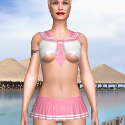 hot bisexual pervert girl Hanna_H, innocent schoolgirl hihi enjoys online 3Dsex