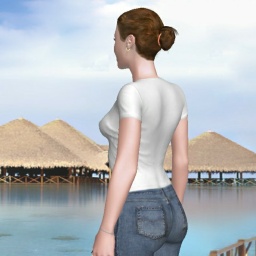 free 3D sex game adventures with heterosexual eroticism girl Sexyledi, like to suck and fuck