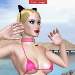Online sex games player Rhiannonbaby in 3D Sex World