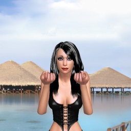 Online sex games player MandyO in 3D Sex World