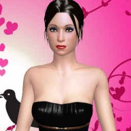 Online sex games player Kim25 in 3D Sex World