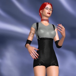 3Dsex game playing AChat community member bisexual fiend girl FleshAngel, 