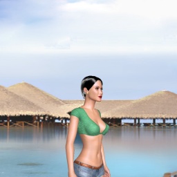 best sim sex game online with heterosexual voluptuous girl Lysandra, USA, 