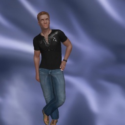 3Dsex game playing AChat community member  smarting boy Octavio3, France, 