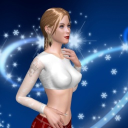 Online sex games player Wintercat in 3D Sex World