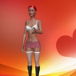 3D sex game community member bisexual erotomanic girl J_236, 