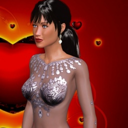 Free virtual sex games fan Christien in AChat 3D Adult World