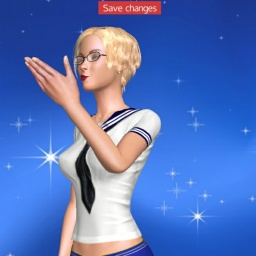 sexgame online MMO playing with adult member bisexual fiend girl Miranda, First say hello and then fuck., house of dolls: slutty schoolgirl doll