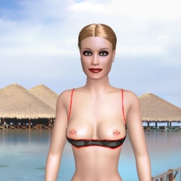 hot bisexual brute girl MalloryDoll, USA,  enjoys online 3Dsex