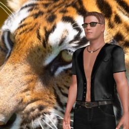 Free virtual sex games fan TIGGER64 in AChat 3D Adult World