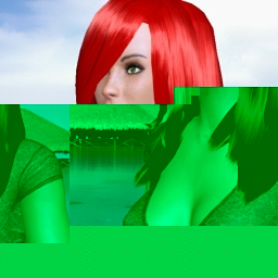 hot bisexual sodomist shemale Saoirse, USA,  enjoys online 3Dsex