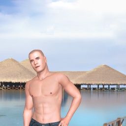 connect and play virtual 3D sex with heterosexual hot boy Barcode, 