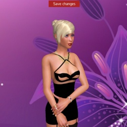 Free virtual sex games fan EvaXo in AChat 3D Adult World