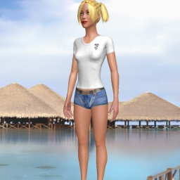 connect and play virtual 3D sex with bisexual eroticism shemale PinkyAngel, Beta, at your service