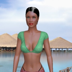 3Dsex game playing AChat community member bisexual erotomanic girl Bleubleu, 