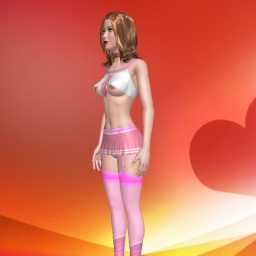 multiplayer virtual sex game player bisexual pervert girl Florets, 