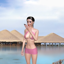 virtual sex game playing w. single girls like heterosexual pervert girl Doshie, 