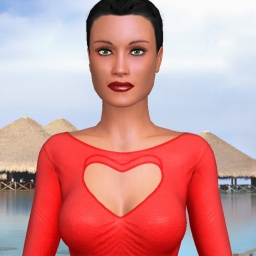 hot online porn game player  lustful girl Maryas, France, 