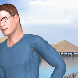 3D sex game community member heterosexual devoted boy Amos, 