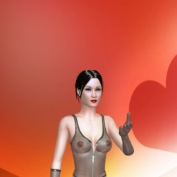 hot bisexual sensitive girl Amioko, UK,  enjoys online 3Dsex