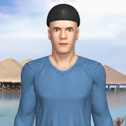 3Dsex game playing AChat community member heterosexual smarting boy Beyondeer, 