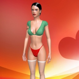 free 3D sex game adventures with bisexual hot girl Angelin4, 