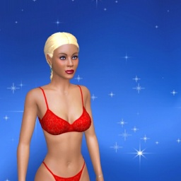 free 3D sex game adventures with heterosexual narcissist girl Bamika, 