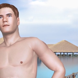 connect and play virtual 3D sex with bisexual brute boy Meliodas, 