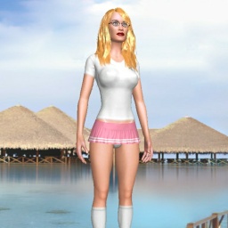 free 3D sex game adventures with bisexual communicative girl Annieapple, 