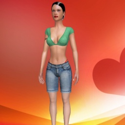 3D sex game community member  nymphomaniac girl Goupil, france, 