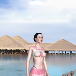 hot heterosexual pleasant girl AikiLikesCum, Japan,  enjoys online 3Dsex