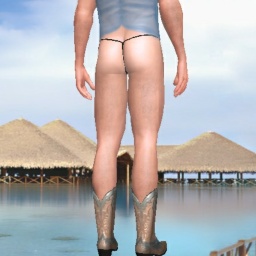 for 3D virtual sex game, join and contact homosexual hot boy TheBadCowboy, USA, a cowboy with a nice round hairy white ass