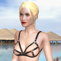 3D sex game community member bisexual erotomanic girl DirtySlut69, 