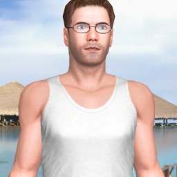 try virtual 3D sex with heterosexual brute boy Davied, 